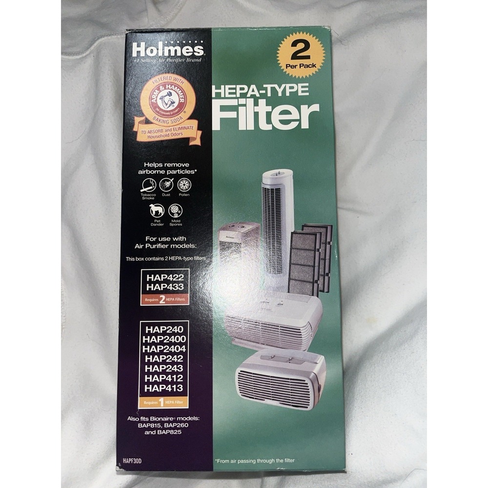 Holmes HAPF30D HEPA Filter 2 Pack Fits HAP240 HAP422 HAP413 Bionaire